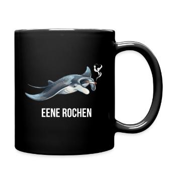 Ray Humor Shirt pour les fans de la mer - Mug uni - noir - Droite