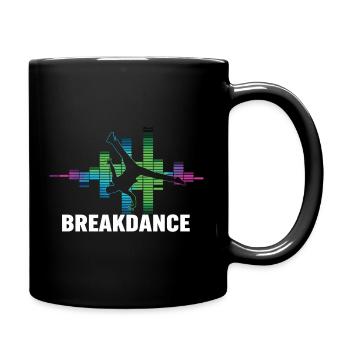 Breakdance Streetstyle Hip Hop DJ Dance - Tasse einfarbig - Schwarz - Rechts