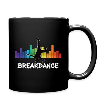 Breakdance Streetstyle Hip Hop DJ Dance - Tasse einfarbig - Schwarz - Rechts