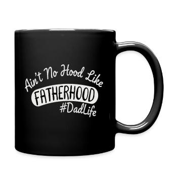 Vater Spruch DadLife Fatherhood - Full Colour Mug - black - Right