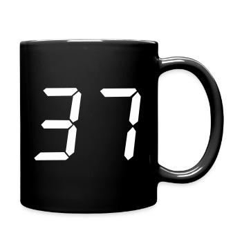 digitale_zahl_37- - Full Colour Mug - black - Right