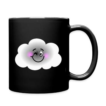 Happy Cloud - Mug uni - noir - Droite