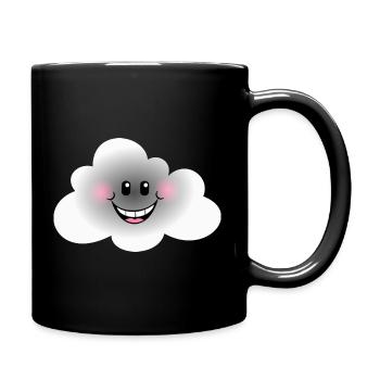 Happy Cloud - Mug uni - noir - Droite