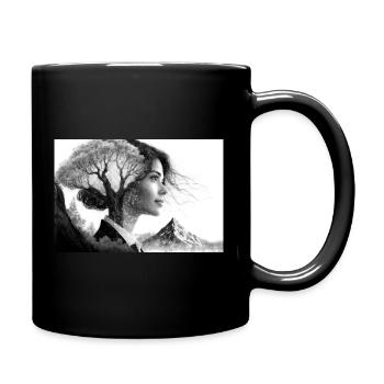 Proche de la nature - Mug uni - noir - Droite