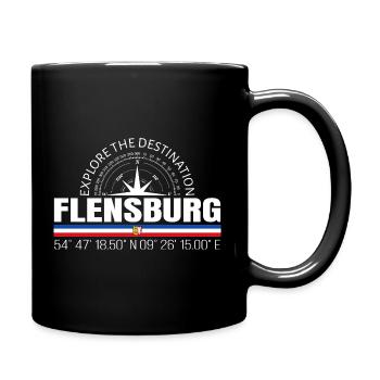 Flensburg - Full Colour Mug - black - Right