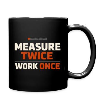 Blue Collar Lifestyle Blue Collar Pride Working - Full Colour Mug - black - Right