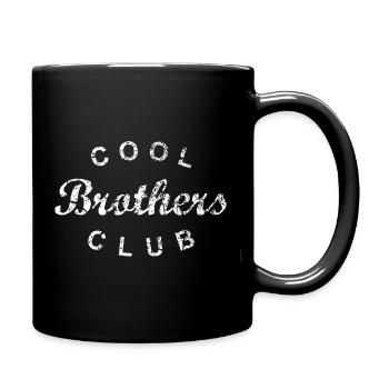 Cool Brothers Club Brother Gift - Full Colour Mug - black - Right