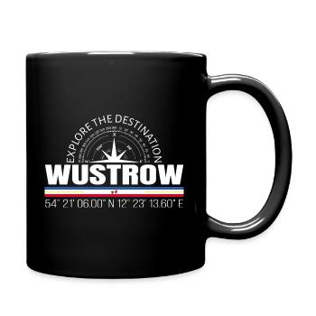 Wustrow - Tasse einfarbig - Schwarz - Rechts