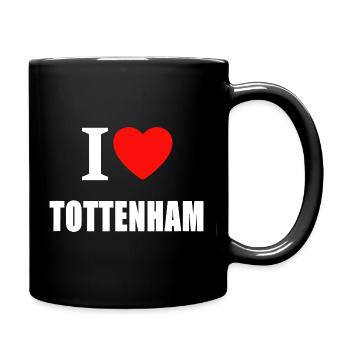 I Love Tottenham - Full Colour Mug - black - Right