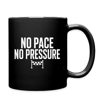 Pas de rythme, pas de pression - Mug uni - noir - Droite