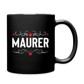Bricklayer profession - Full Colour Mug - black - Right