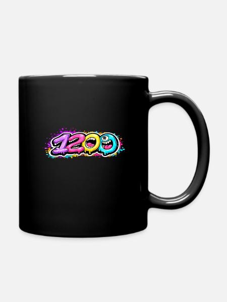 1200 Bubbleface - Mug uni - noir