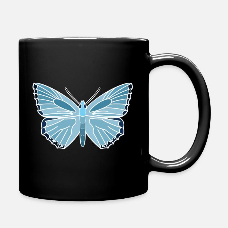 Silver-green blue - Full Colour Mug - black