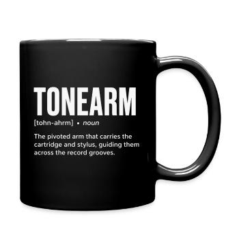 Anatomie du son : Définition du bras de lecture - Mug uni - noir - Droite