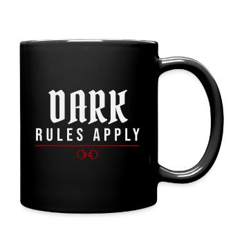 Règles sombres s’appliquent – mode de vie alternatif - Mug uni - noir - Droite