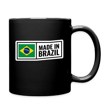 Brazil - Full Colour Mug - black - Right