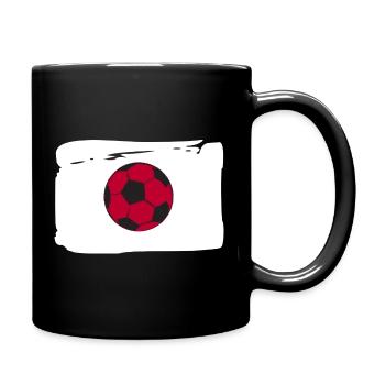 Japan Nippon Nihon JAPANISCHE Asia Sport FAN - Tasse einfarbig - Schwarz - Rechts