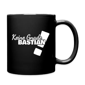 Bastian als Spruch - Tasse einfarbig - Schwarz - Rechts