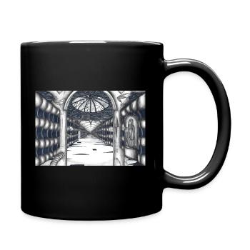 Dark_corridor - Full Colour Mug - black - Right