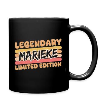 Marieke légendaire - Mug uni - noir - Droite