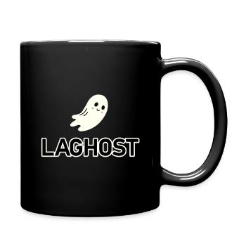 Laghost: Fantôme Sourire Doux - Mug uni - noir - Droite