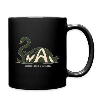 SWAN – Swan et jeux de mots - Mug uni - noir - Droite