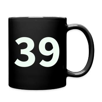 39- - Tasse einfarbig - Schwarz - Rechts