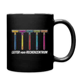 Rechenzentrum IT EDV Nerd Computer Shirt Geschenk - Tasse einfarbig - Schwarz - Rechts