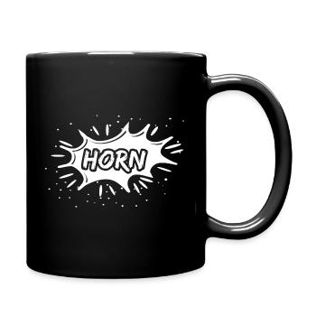 Cor en cadeau - Mug uni - noir - Droite