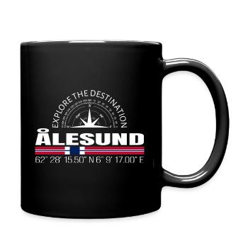 ÅLESUND - Mug uni - noir - Droite