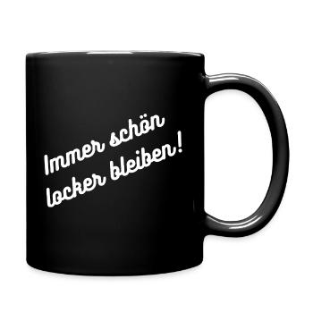 HN Always Laugh Well Stay Sticker Design - Full Colour Mug - black - Right