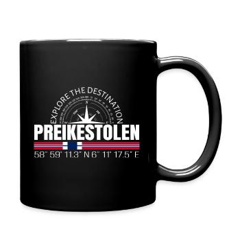 Preikestolen - Full Colour Mug - black - Right