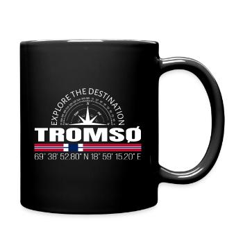 TROMSØ - Full Colour Mug - black - Right