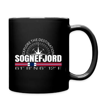 Sognefjord - Full Colour Mug - black - Right