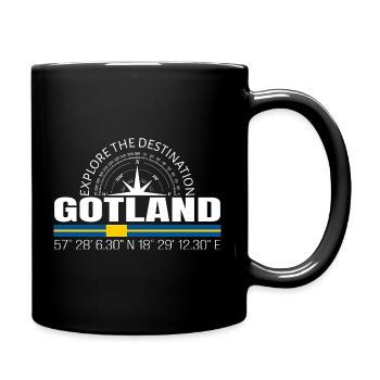Gotland - Mug uni - noir - Droite