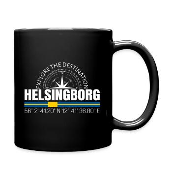Helsingborg - Full Colour Mug - black - Right