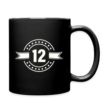 12 - Mug uni - noir - Droite