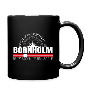 Bornholm - Full Colour Mug - black - Right