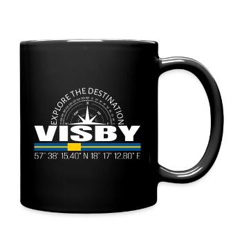 Visby - Full Colour Mug - black - Right