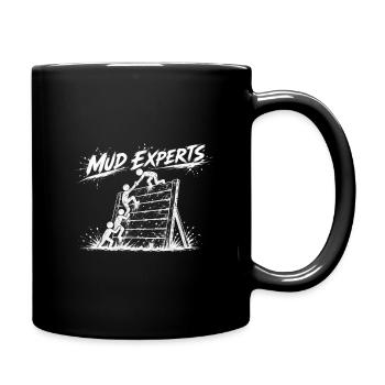 Mud Masters / Experts - Hinderniswand - Tasse einfarbig - Schwarz - Rechts