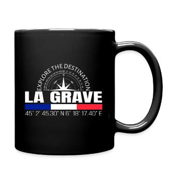 La Grave - Tasse einfarbig - Schwarz - Rechts