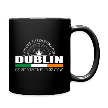 Dublin - Tasse einfarbig - Schwarz - Rechts
