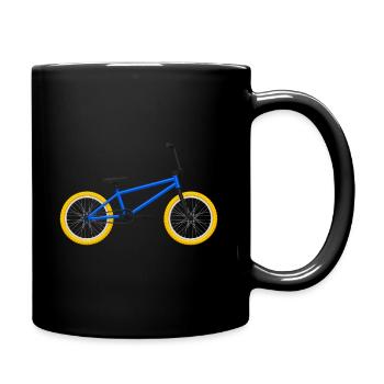 BMX Bike  - Tasse einfarbig - Schwarz - Rechts