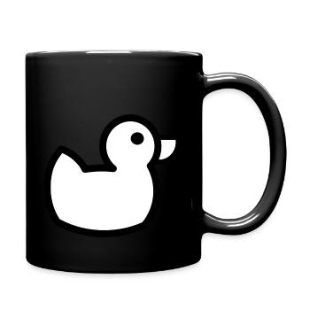 duck101 - Tasse einfarbig - Schwarz - Rechts