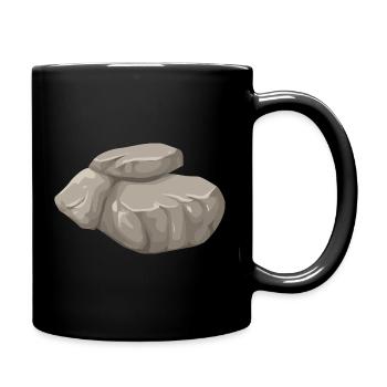 bergarbeiter miner bergwerk mine coal kohle23 - Tasse einfarbig - Schwarz - Rechts
