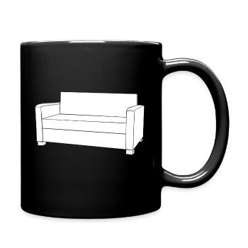 sofa couch chair table chair table lamp lamp lamp benc - Full Colour Mug - black - Right