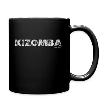 Kizomba Weiß - Tasse einfarbig - Schwarz - Rechts