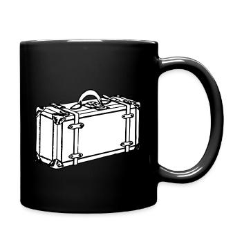 backpack suitcase backpack bag briefcase121 - Full Colour Mug - black - Right