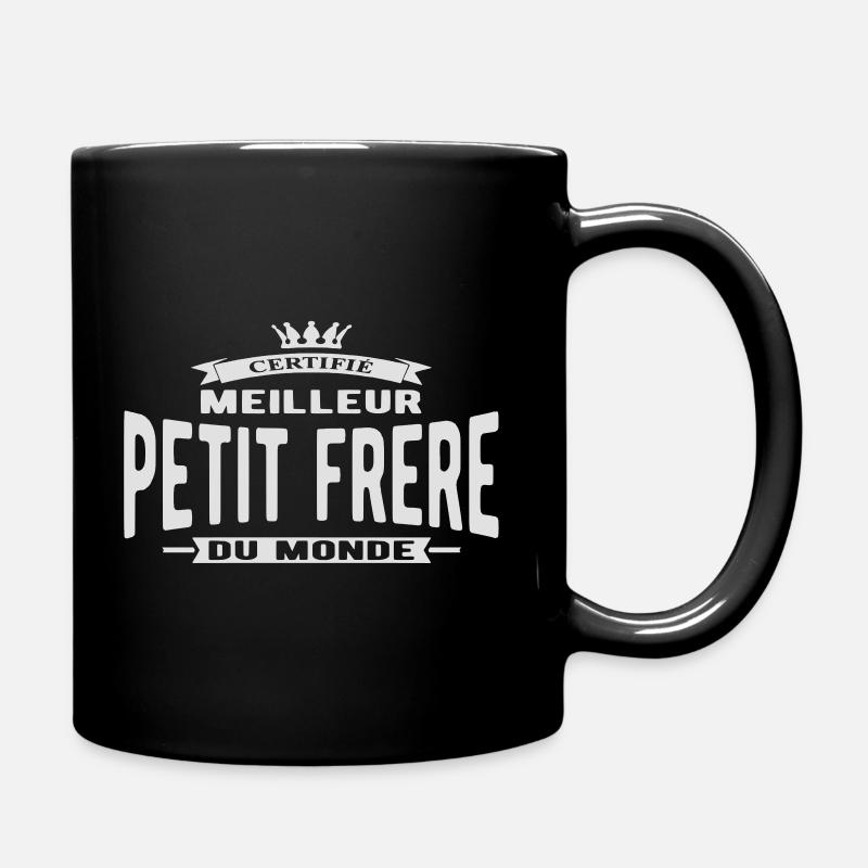 Meilleur petit frère du monde - Mug uni - noir