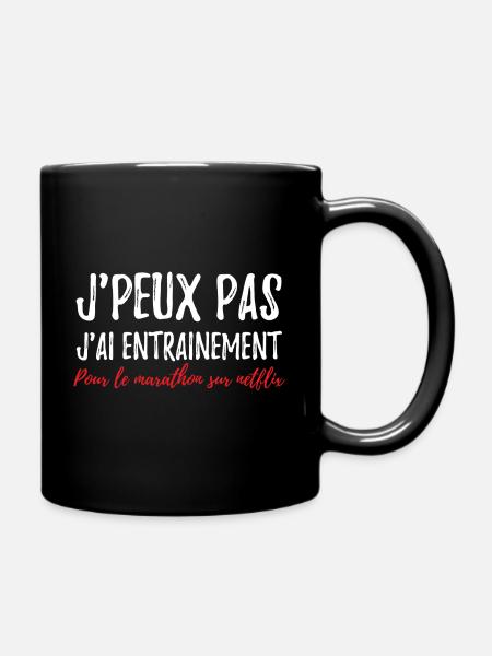 T-shirt/accessoires - Mug uni - noir